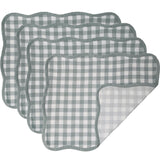 Set of 4 Giardino Reversible Placemats (Verde/Blu)