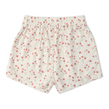 Organic Tie Up Top & Shorts Set - Pink Bloom