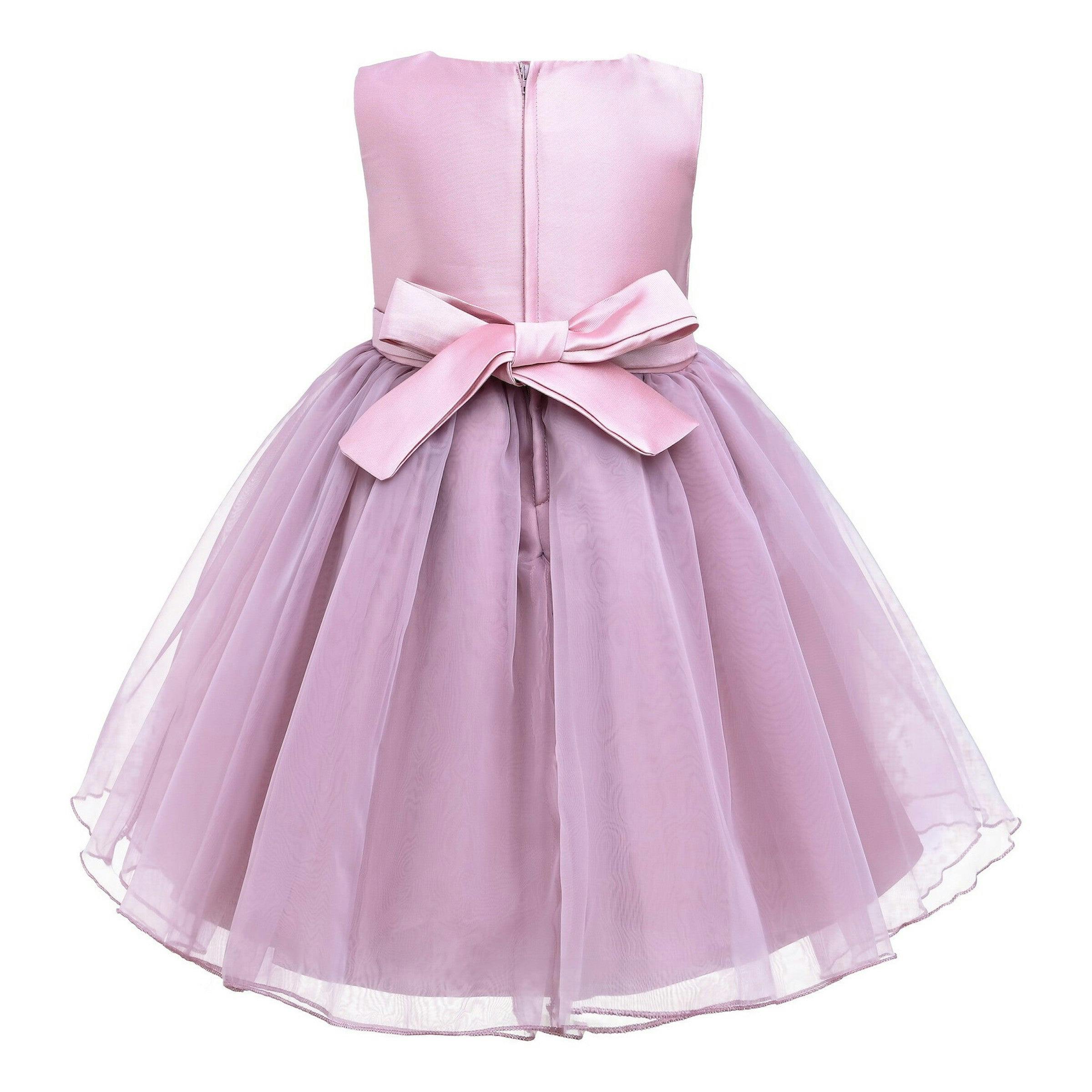 Pink Felice Tulle Bow Dress