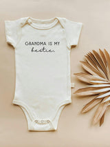 Grandma is my Bestie Organic Baby Bodysuit