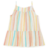 Striped Lurex Swing Top
