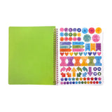 Artful Notes Reverse Coloring Notebook - Wildscape - 100 Pages 2 Sticker Sheets