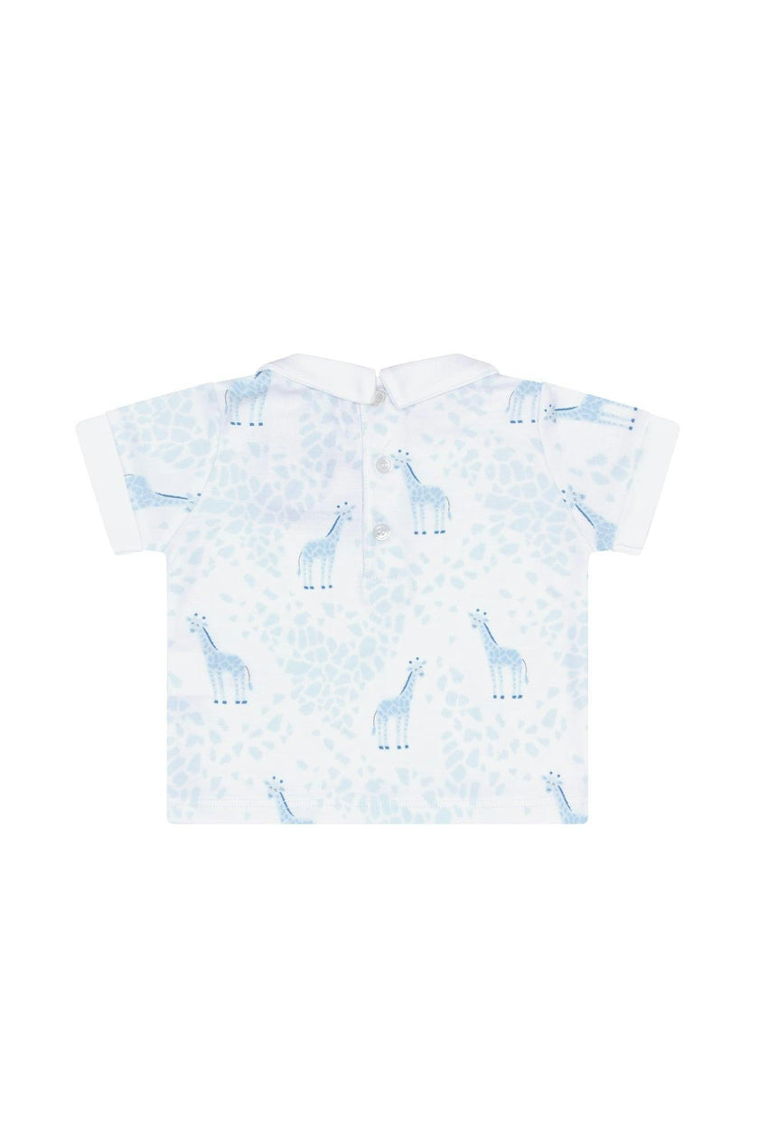 Blue Print Diaper Cover Set