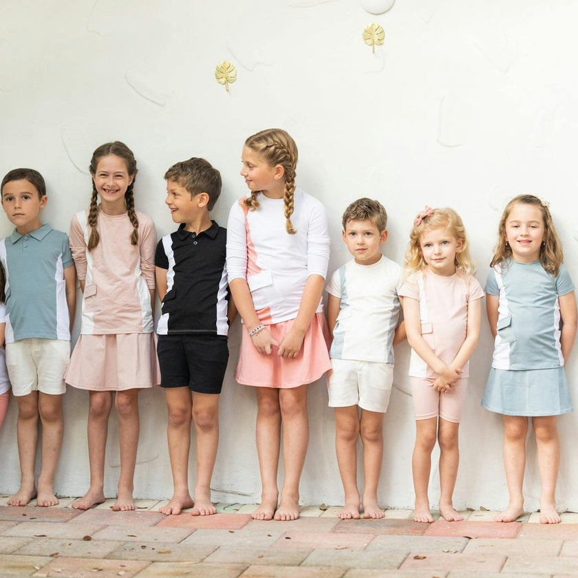 Girls Color-Block Pocket Skirt
