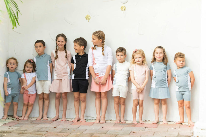 Girls Color-Block Pocket Skirt
