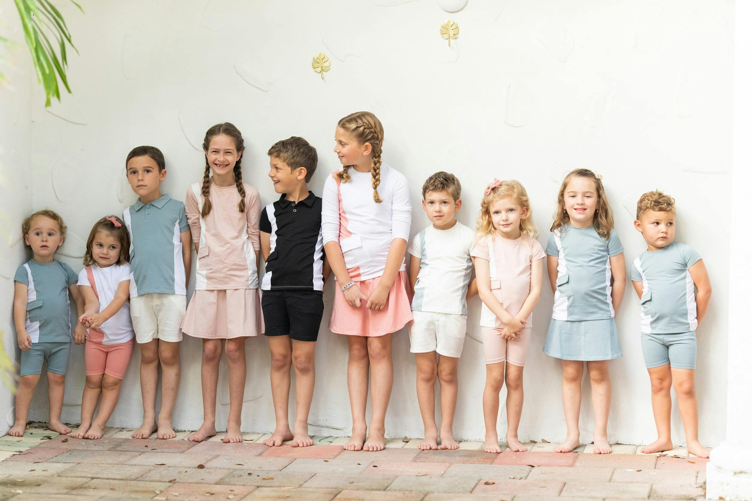 Girls Color-Block Pocket Skirt
