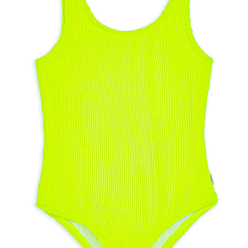 Ester Crinkle One Piece Swimsuit - Citrus Lime