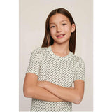 Kids Printed TENCEL™ Modal Unisex Short PJ Set, White
