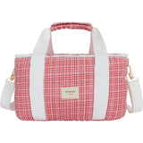 Poppy Gingham Coated Cooler Bag