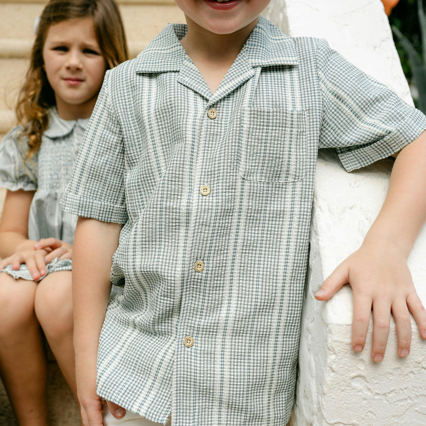 Graham Button Down - Breezy Blue