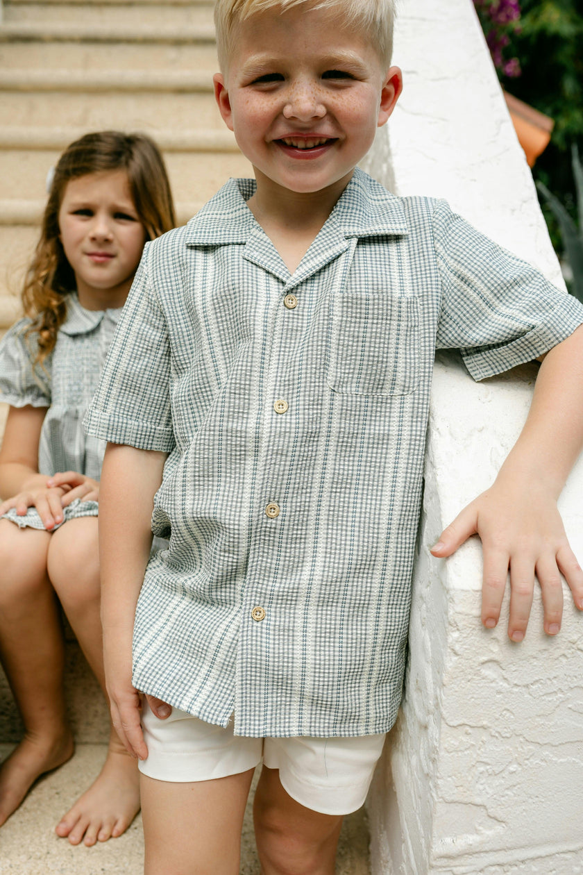 Graham Button Down - Breezy Blue