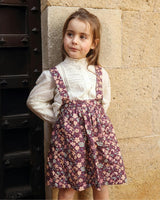 Annie Skirt - Garden Flowers Plum