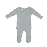 Simple Pointelle Footie and Beanie Set