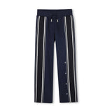Navy Striped Jogging Pants