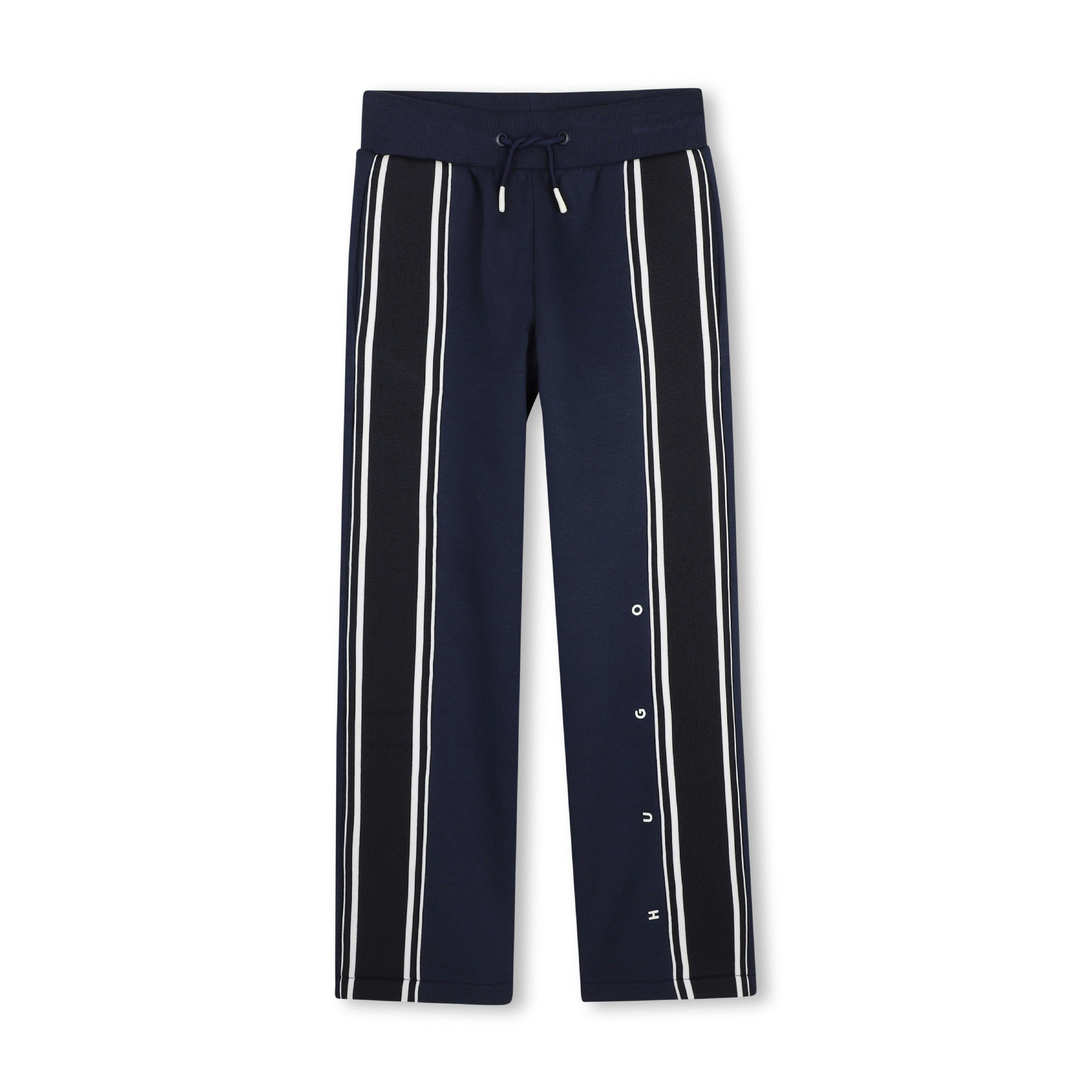 Navy Striped Jogging Pants
