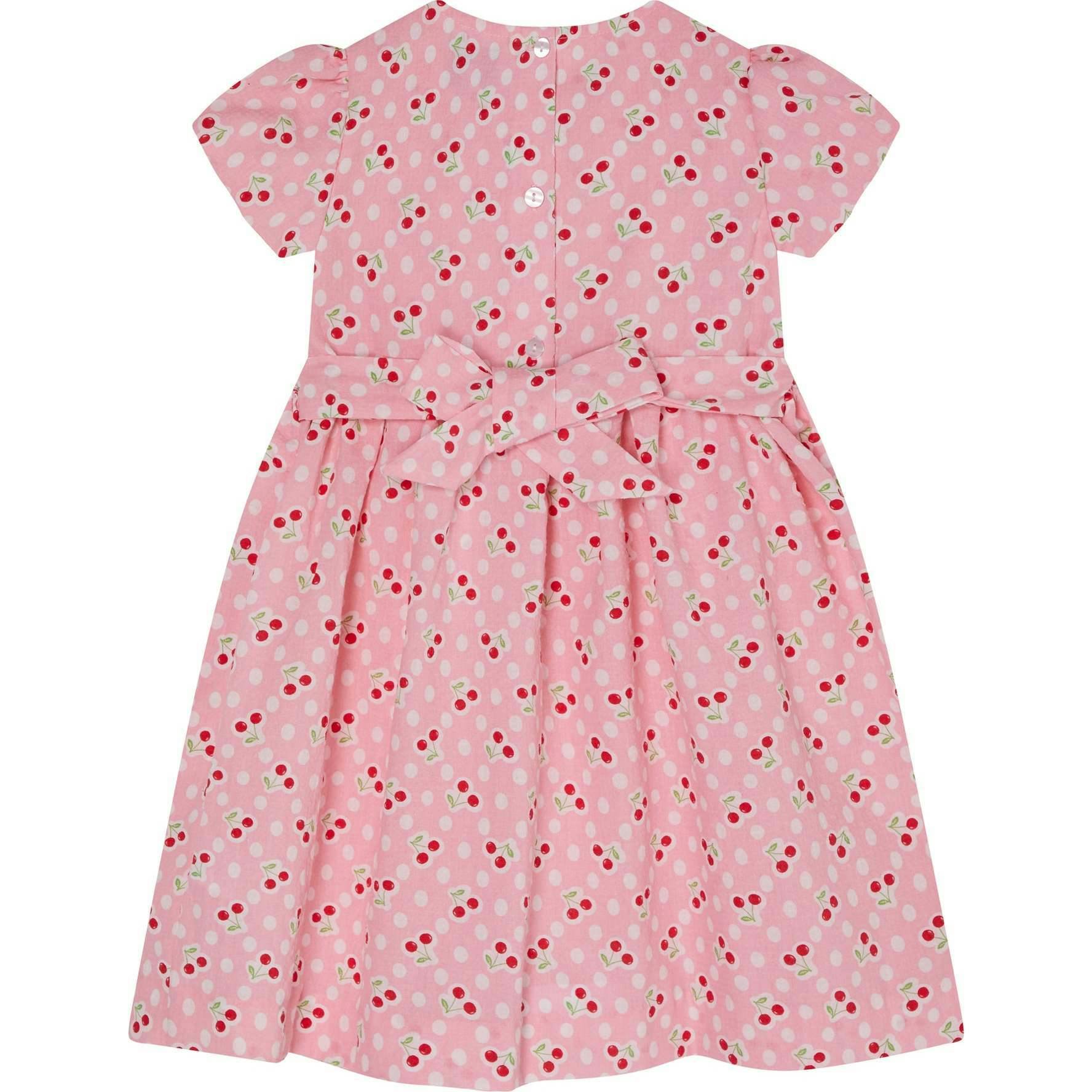 Hand-Smocked Girls Dress Sakura