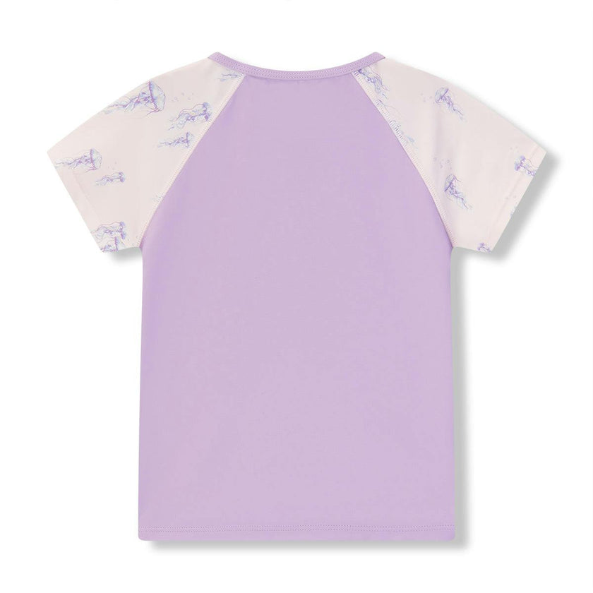 Sunset Jellyfish Zipper Top & Swim Trunks