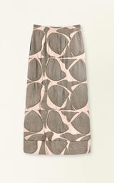 Lombok Skirt in Charcoal Jurassic