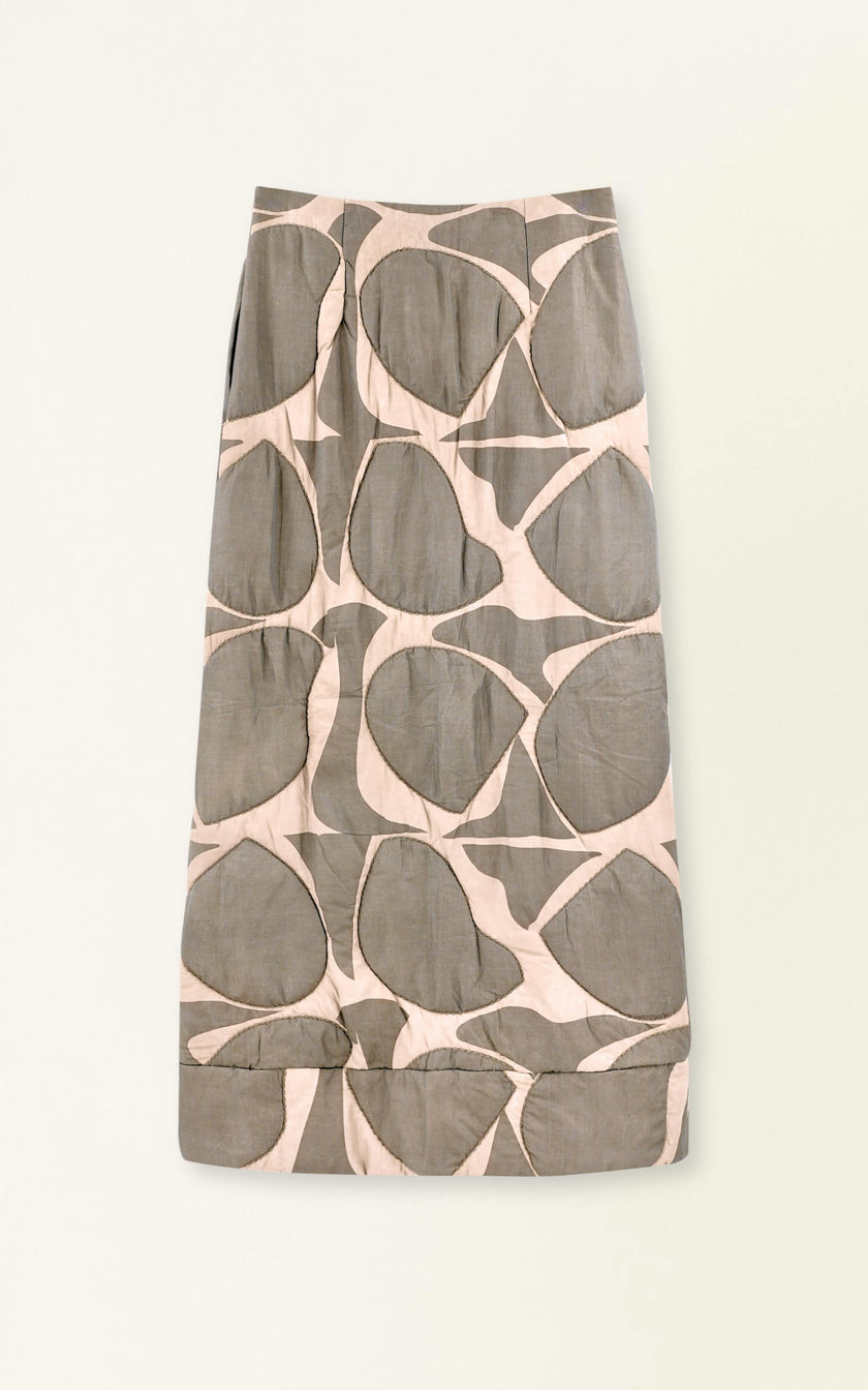 Lombok Skirt in Charcoal Jurassic