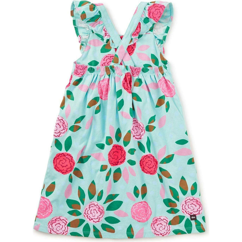 Ruffle Strap Dress, Blue