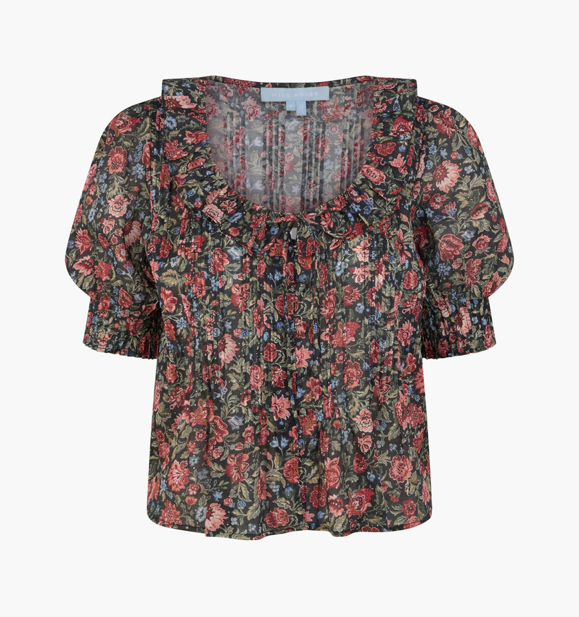 The Camri Top -  Jacobean Sprig
