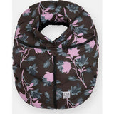 Floral Print Zipped Puffy Car Seat Cocoon