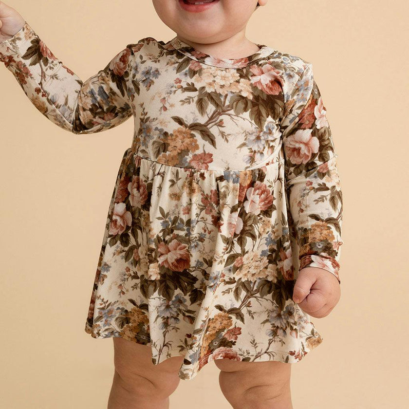 Dauphine Twirl Bodysuit Dress