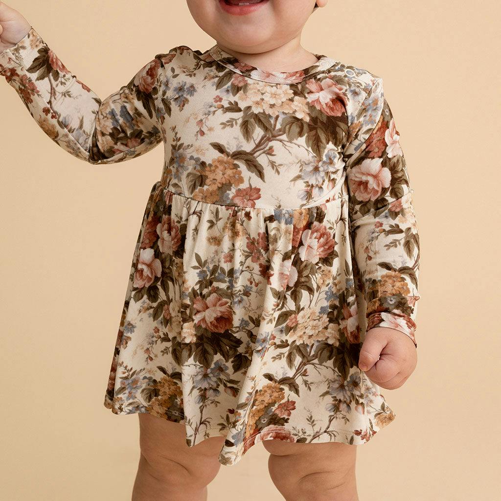 Dauphine Twirl Bodysuit Dress