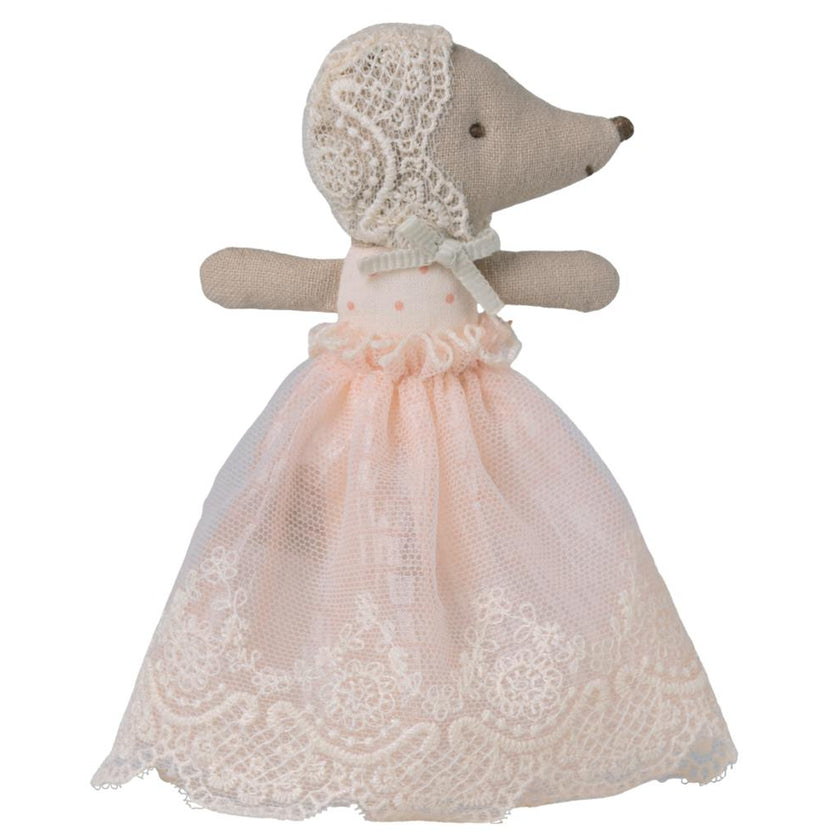 Baby mouse in gown - Powder