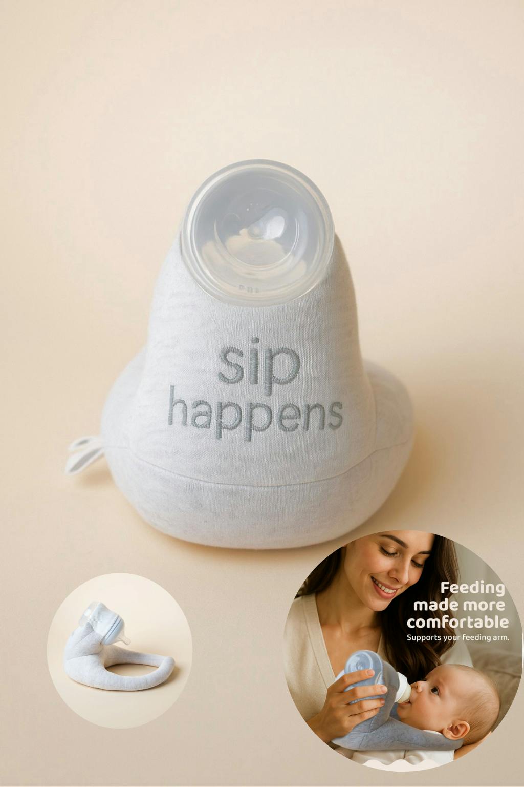 Baby Bottle Pillow Holder for Parents - 