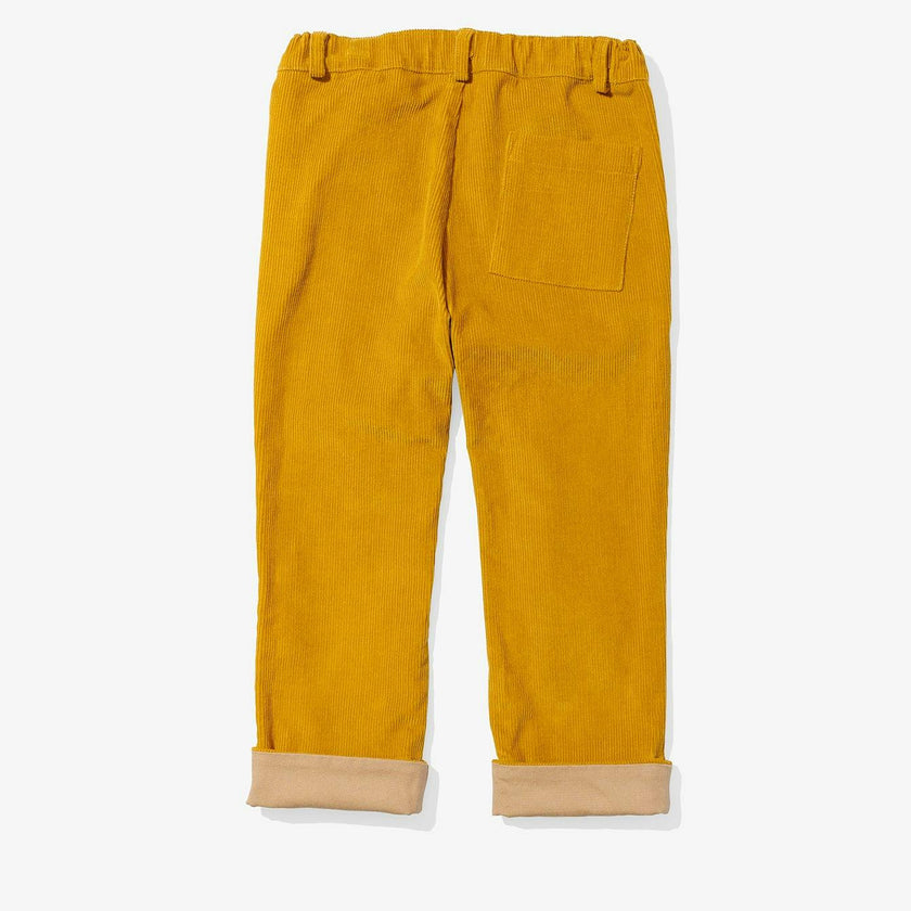 Grow Pant, Mustard Corduroy