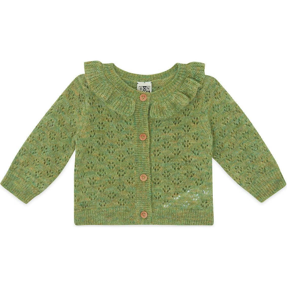 BONTON Corolle Baby Cardigan - Prairie Green