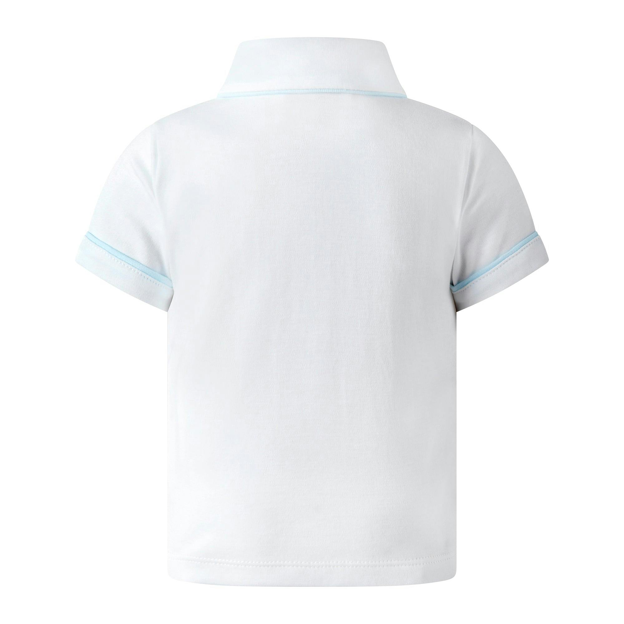 Pima Jersey Smocked Top and Short Set