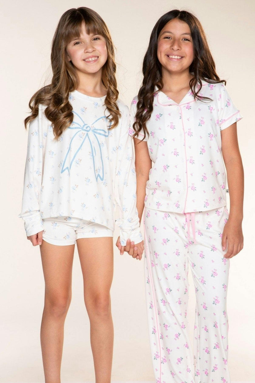 Simply Soft Long Sleeve Easy Tee & Tumble Short Lounge Set