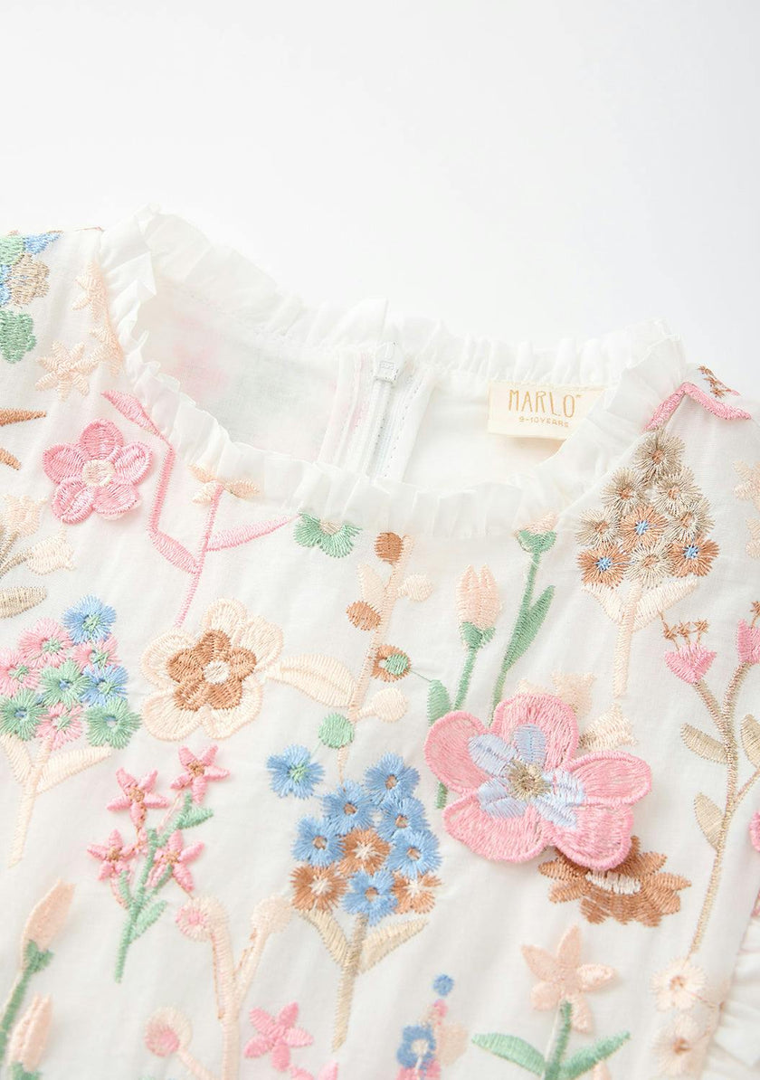 Everly Embroidered Maxi Dress