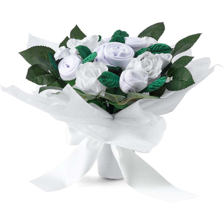 Hand Tied Baby Clothes Bouquet