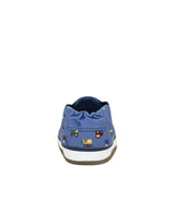 I Love Trucks Med Blue Soft Sole
