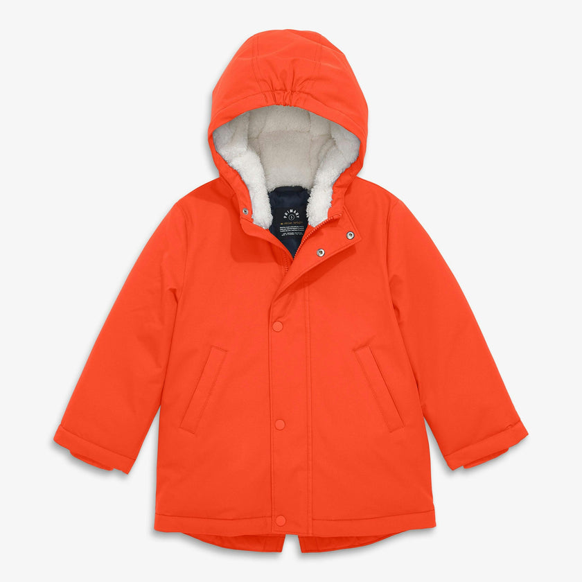 Kids weatherproof parka puffer