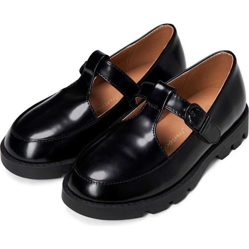 Berta Buckle Leather Mary Janes