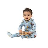 Crayon Construction - 2 Way Zipper Footie