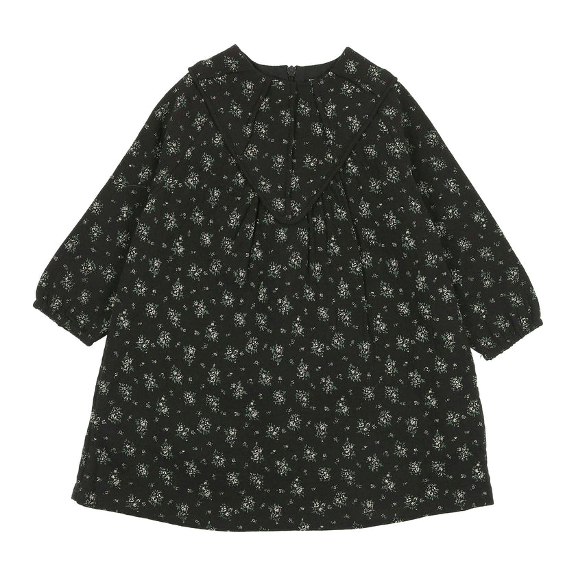 Winter Forest Long Sleeve Drop Shoulder Comfort Fit Dress