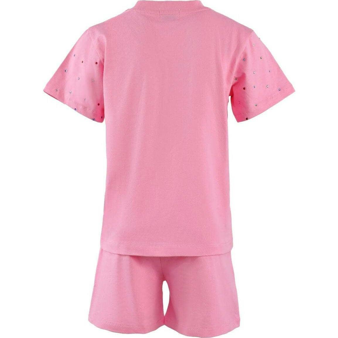 Rainbow Gem Short Set Pink