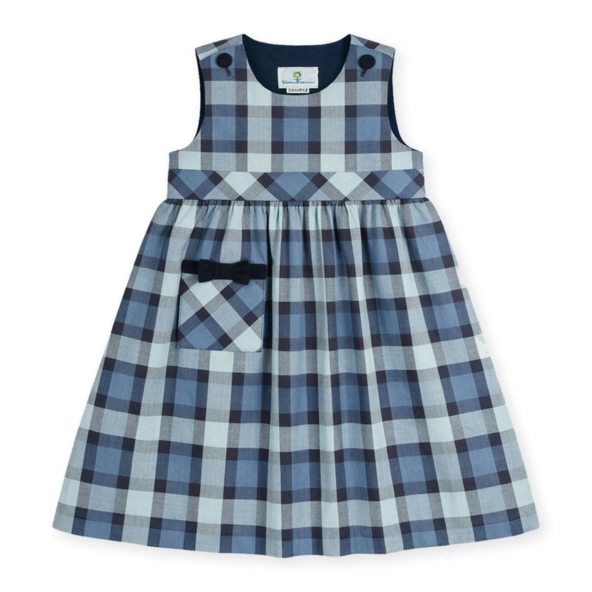 Plaid Jumper with Pocket