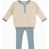 Henley Knit Set Mauve