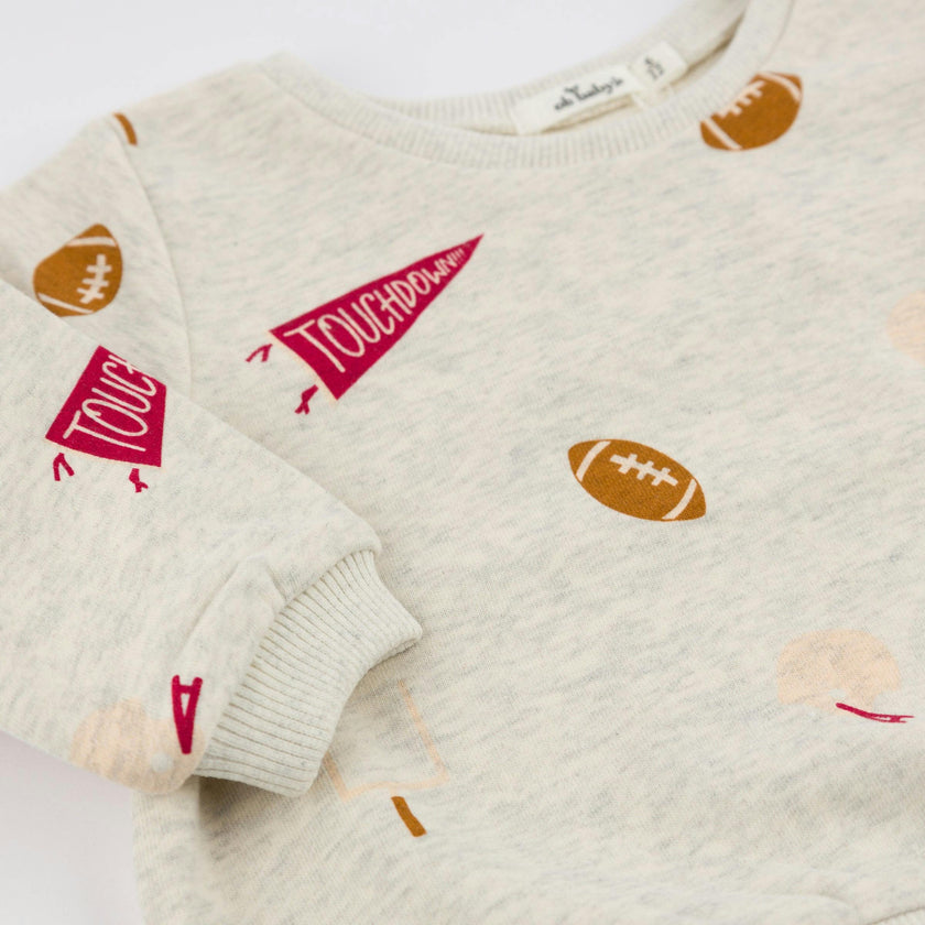 Football Print Brooklyn Boxy