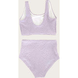 Terry Lavender Floral Two Piece Tank