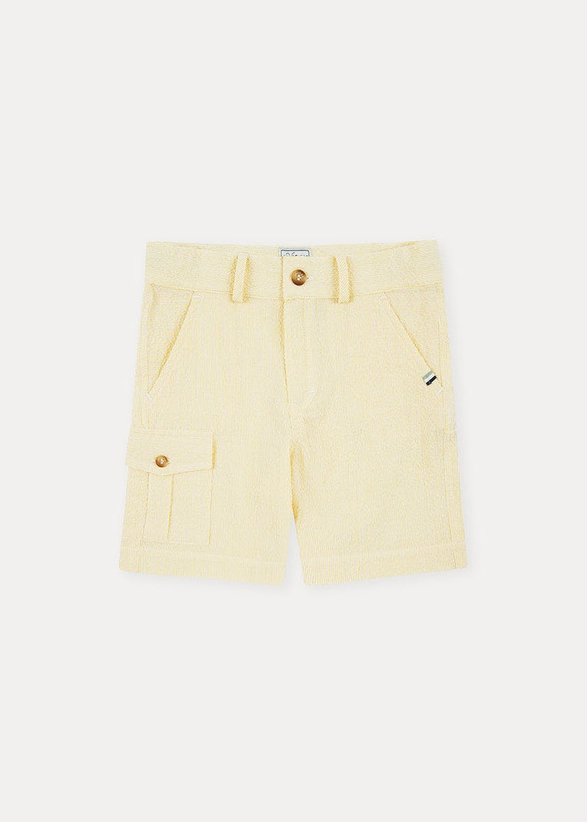 Seersucker Cargo Shorts