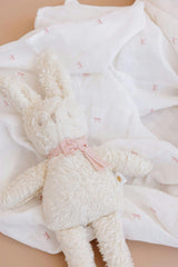 Swaddle and Charlie Bunny Plush Toy Set - Pink Bow