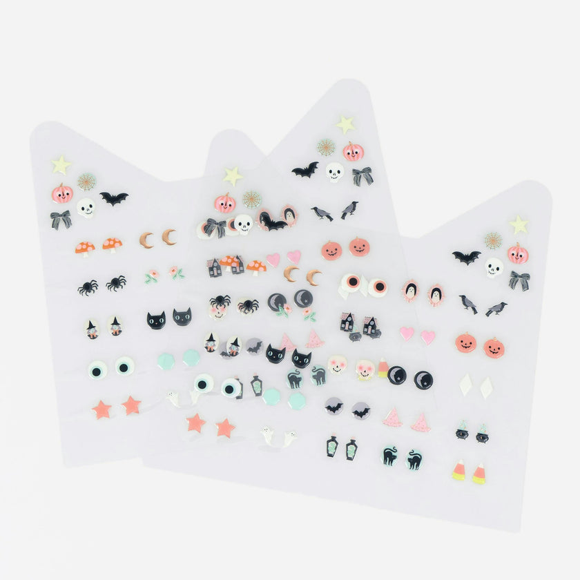Halloween Stick On Earrings