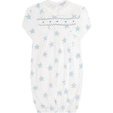 Blue Stars Print Gown